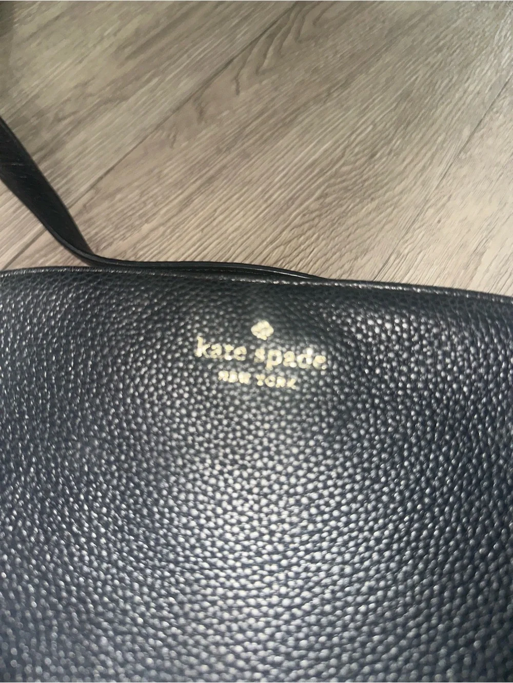 kate spade New York crossbody black Pebble Leather Bag Purse